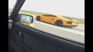 Kadett vs Lamborghini Aventador LP7004 [upl. by Etteniotna463]