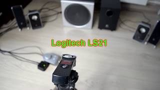 Logitech Z3e vs Logitech LS21 active 21 system basssound test [upl. by Hardej451]