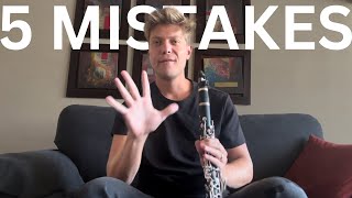 5 Mistakes To Avoid High Notes on the Clarinet [upl. by Gertrudis433]