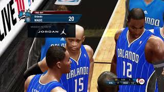 NBA Live 10 Gameplay  Orlando Magic vs Washington Wizards [upl. by Llenoil29]