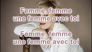 Une femme avec toi karaoke  Jovisca [upl. by Pascha852]