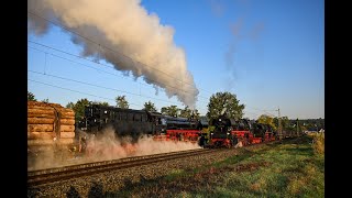 Fotozug und Plandampf am 180924 – quotRübendampf im Ries 2024quot [upl. by Yelats711]