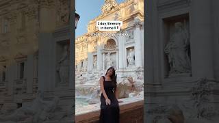 2 day itinerary in Rome 🇮🇹✨rome romeitaly travelguide [upl. by Eromle]