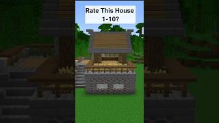 MINECRAFT EASY SURVIVAL HOUSE BUILD TUTORIAL 😱😍👍💯 minecraft shortsfeed [upl. by Wendt354]