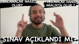 YKS SIRALAMALARI NASIL OLUR  YIĞILMA NEREDE OLUR  SONUÇLAR NE ZAMAN AÇIKLANACAK  yks tyt ayt [upl. by Deedee]