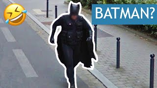 Batman SAVING the world on Google Street View [upl. by Aicetel]