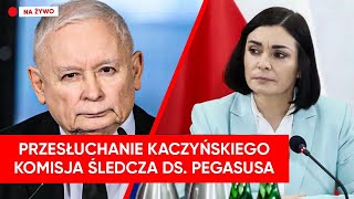 Przesłuchanie Jarosława Kaczyńskiego Komisja śledcza ds Pegasusa NA ŻYWO [upl. by Dorelia]