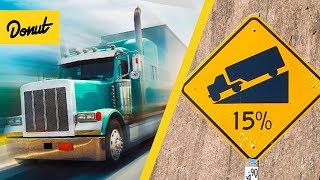 ENGINE BRAKING  How Semi Trucks Slow Down Without Brakes  SCIENCE GARAGE [upl. by Enerod]