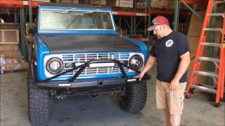 TOMS OFFROAD Tech Time Episode 2 TOMS OFFROAD Front Impact Bumper with Prerunner Bar amp LEDs [upl. by Eissirk12]