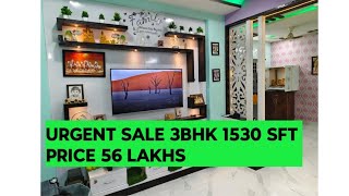 URGENT SALE EAST FACING 3BHK FLAT FOR SALE 1530 SFT 56 LAKHS KISTAREDDYPAT BEERAMGUDA [upl. by Donny]