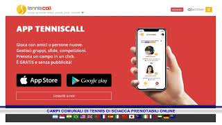 CAMPI COMUNALI DI TENNIS DI SCIACCA PRENOTABILI ONLINE [upl. by Ausoj]