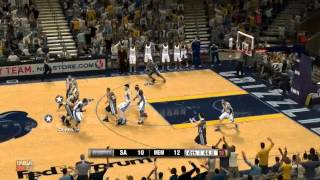 Memphis Grizzlies vs San Antonio Spurs 8993  Western Conference Finals  05212013  NBA 2k13 [upl. by Homovec]