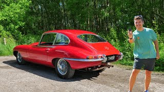 What is it like to drive the Series 1 Jaguar EType [upl. by Eldreeda]