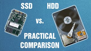 SSD vs HDD  practical comparison  computer tutorial [upl. by Jorry530]