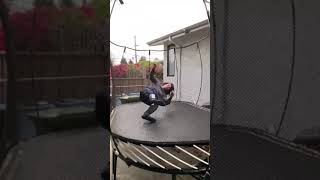 Henry Gellerman mogul skiing trampoline training [upl. by Rilda473]