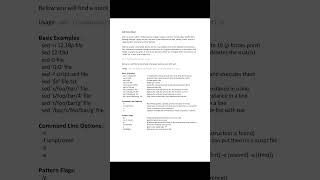 Linux Sed Cheat Sheet [upl. by Gnehp]