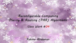 Reconfigurable Computing CW4 [upl. by Laeynad]