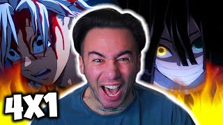 DEMON SLAYER  SEASON 4 EPISODE 1 REACTION [upl. by Lombardy]