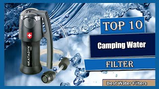 ✅ 10 Best Camping Water Filter of 2022 [upl. by Nosirrah]