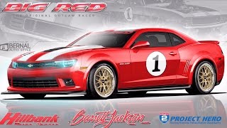 Big Red Camaro x Forgeline Wheels [upl. by Leaffar582]