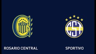 ROSARIO CENTRAL x SPORTIVOPAR Volta 8ªde Final SULAMERICANA [upl. by Cherry]