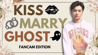 KPOP DATING GAME  KISS MARRY GHOST  FANCAM EDITION Male Idols 33 Rounds [upl. by Acnayb]