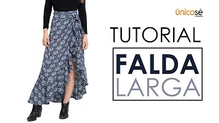 DIY Tutorial Costura Molde  Patrón Pollera o Falda Larga 1905 [upl. by Eibob]