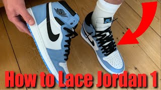 How to Lace Jordan 1  Loosely [upl. by Leiru]