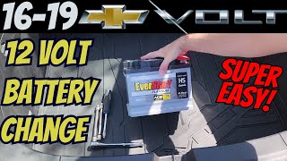 DIY 2016  2019 Chevy Volt 12 Volt Battery Change  Easy [upl. by Bard]