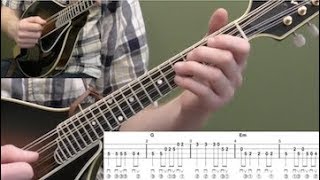 Temperance Reel  Beginner Bluegrass Mandolin Lesson With Tab [upl. by Edniya179]