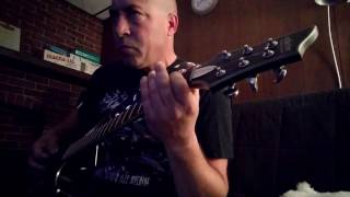 Exodus quot I Am Abomination quot guitar cover [upl. by Ahseat]