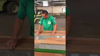 Making Hardwood Flooring in Cumaru Brazilian Teak [upl. by Nahtnanhoj]