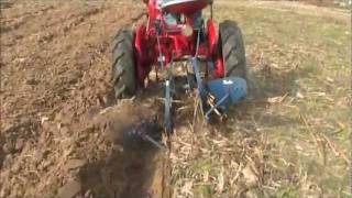 Farmall CUB 189 2Way Plow working BJPD [upl. by Lednyc]