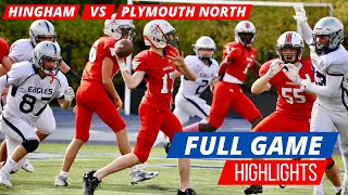 Hingham vs Plymouth North Freshman Football Full Game Highlights [upl. by Rentsch151]