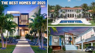 4 HOURS of LUXURY HOMES The Best Homes of 2021 part 2 [upl. by Gerius]