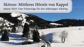 Skitour Mittleres Hörnle von Kappel [upl. by Lemak688]