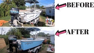 Amazing Boat Restoration Must See [upl. by Latoya]