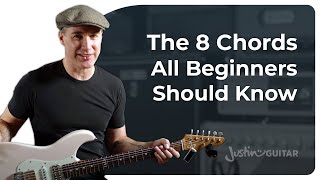 8 Open Chords That You Should Know  Guitar for Beginners [upl. by Lered]