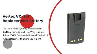 Replacement Battery for Vertex Standard VX261 [upl. by Denis]