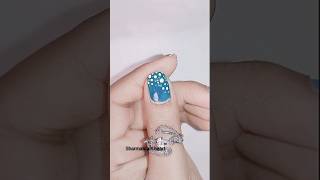 Easy nailart with dotting tool💅💅✨💅simple dotting nailartytshots [upl. by Shaughn]