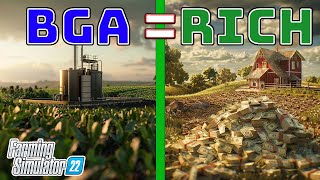 I Learned the BGA Makes Good Money on FS22  0 to 100M Challenge  Farming Simulator 22 [upl. by Mersey]