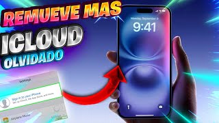 Cómo ELIMINAR iCloud OLVIDADO en iPhone o iPad  Nuevo iPhone 16 y REMUEVE Apple ID [upl. by Ainslie166]