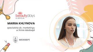 WYWIAD MARIIA KHLYNOVA MEDISEPT TARGI BEAUTY DAYS 2024 Ptak Warsaw Expo [upl. by Viccora]