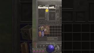 The Runeword Rerolling diablo2resurrected shorts [upl. by Goat]