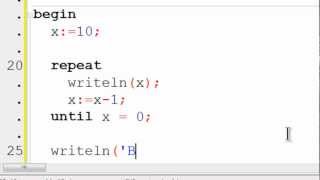 Free Pascal Program Tutorial 8  Repeat Until Loop  Lazarus [upl. by Tabbatha374]
