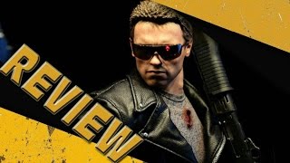 NerdBomb  Hot Toys 16  The Terminator T800 Battle Damaged  Review  German  Deutsch [upl. by Gahan]