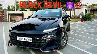 New Verna 2023 Modified  BLACK DEVIL 😈  अब No More Tubelight 🤭 [upl. by Calendra]