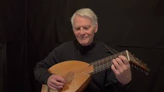 Gigue Robert de Visee Daniel Estrem renaissance lute [upl. by Awra22]