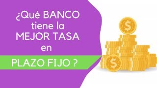 ¿QUÉ BANCO TIENE LA MEJOR TASA DE INTERÉS en PLAZO FIJO 🤔  Giselle Colasurdo [upl. by Kiri362]