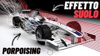 Effetto SUOLO e PORPOISING cosa sono e come si ORIGINANO F1 2022 [upl. by Lipson]